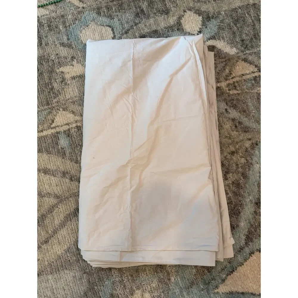 Coyuchi 100% Organic Cotton Duvet Cover Stone Buttons King NEW $298